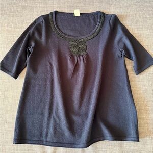 J. Crew Short Sleeve Wool Sweater